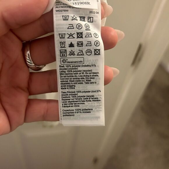 All Saints Ali Noche Dress Grwem new without tags - Picture 6 of 6